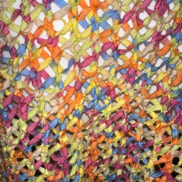 Design Options by Philip & Jane Gordon Boho Crochet Style Fringe Cardigan,‎ SZ M - Picture 4 of 9